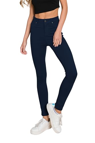 Womens latina Jeans - Stretch Workout Leggings for Women Crossover High Waisted Pants