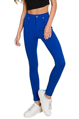 Womens latina Jeans - Stretch Workout Leggings for Women Crossover High Waisted Pants