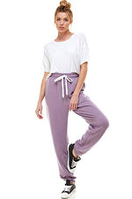 Women's High Waisted Yoga Fit Lounge Trousers Jogger Sweatpants | Workout Gym Loose Fit Pockets Trousers | Plus Size Lounge Pant | Exercise Joggers Elastic Pants Jade