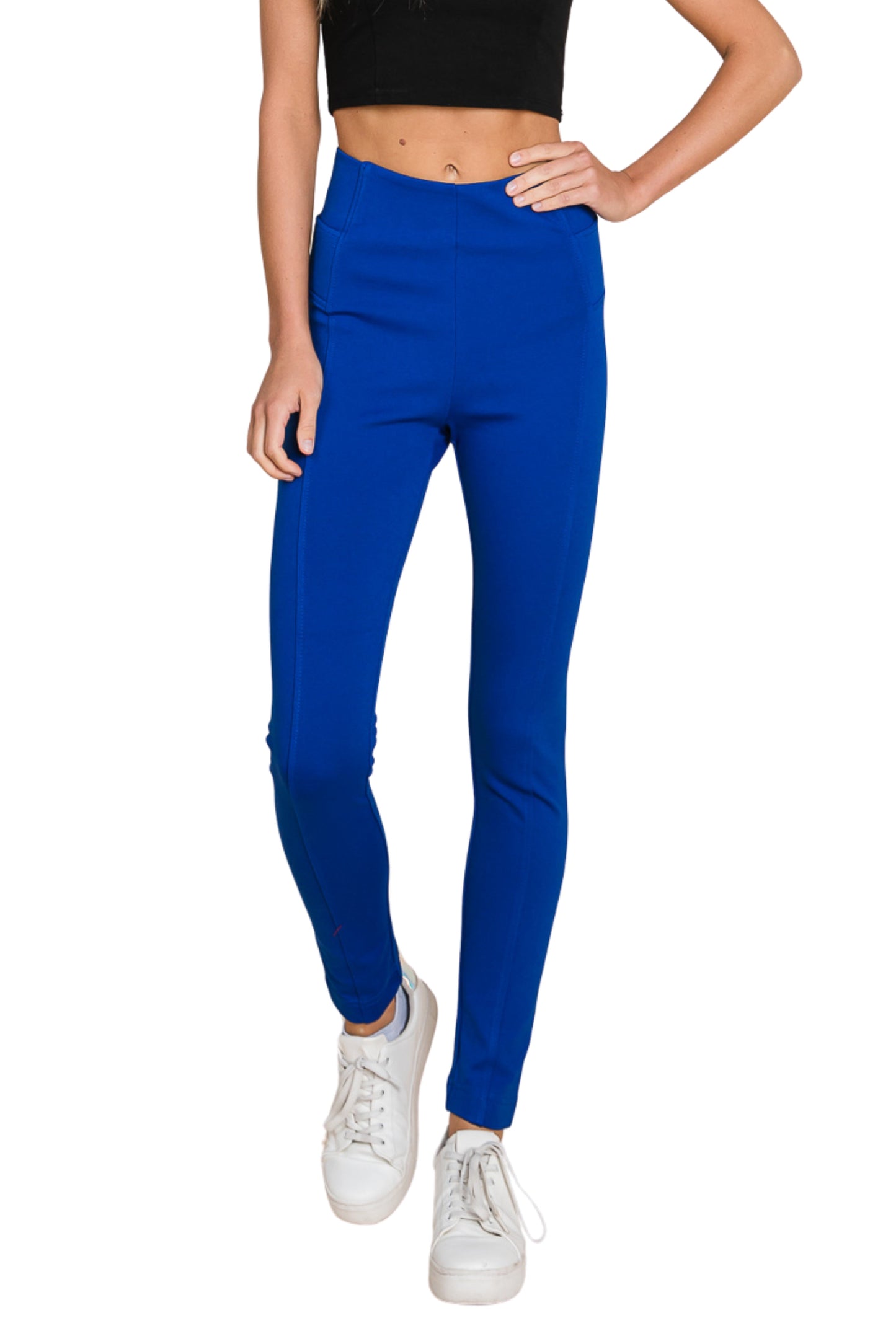 Womens Yoga Dress Pants - Stretch Workout Leggings for Women Crossover High Waisted Pants