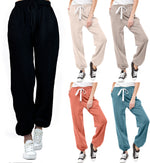 Women's High Waisted Sporty Gym Athletic Fit Jogger Sweatpants and Loose fit Lounge Trousers